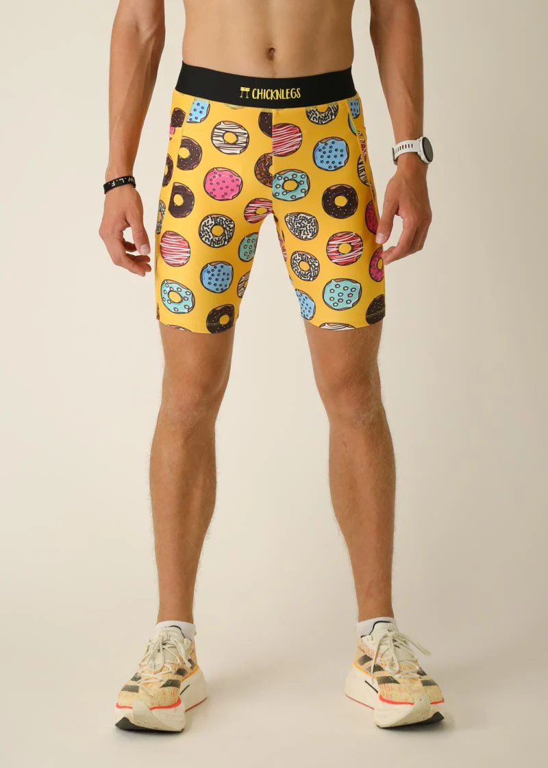 Men's Salty Donuts 8" Half Tights - Image 2
