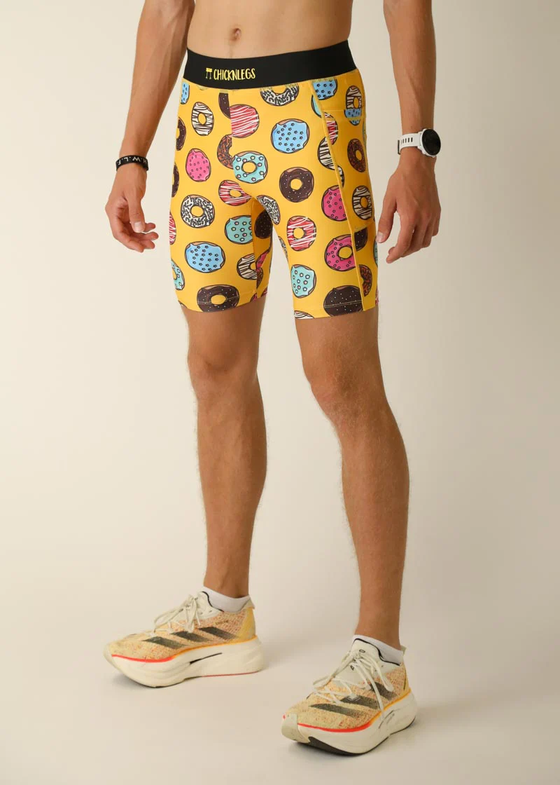 Men's Salty Donuts 8" Half Tights - Image 3