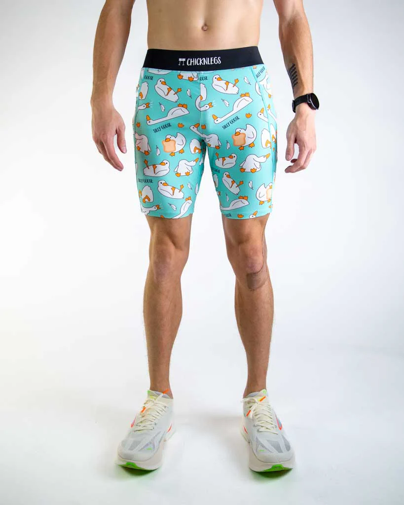 Men's Silly Goose 8" Half Tights - Image 2
