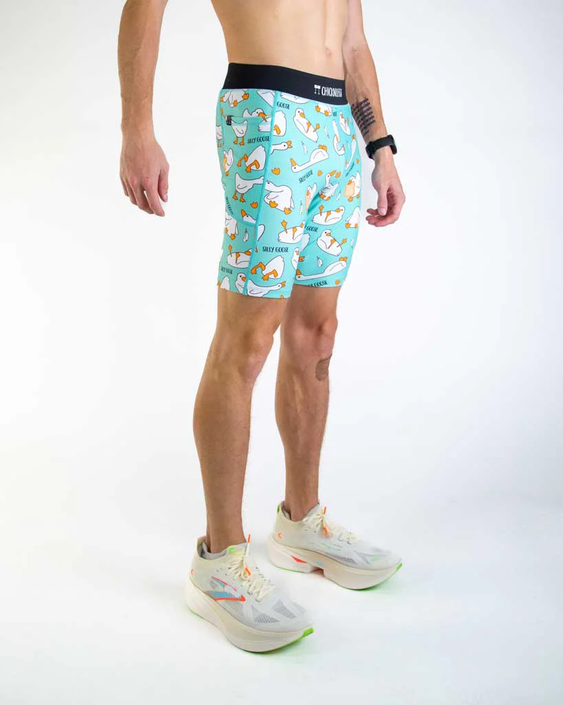 Men's Silly Goose 8" Half Tights - Image 4