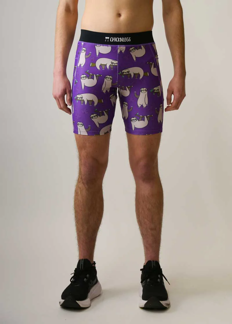 Men's Sloths 8" Half Tights - Image 2