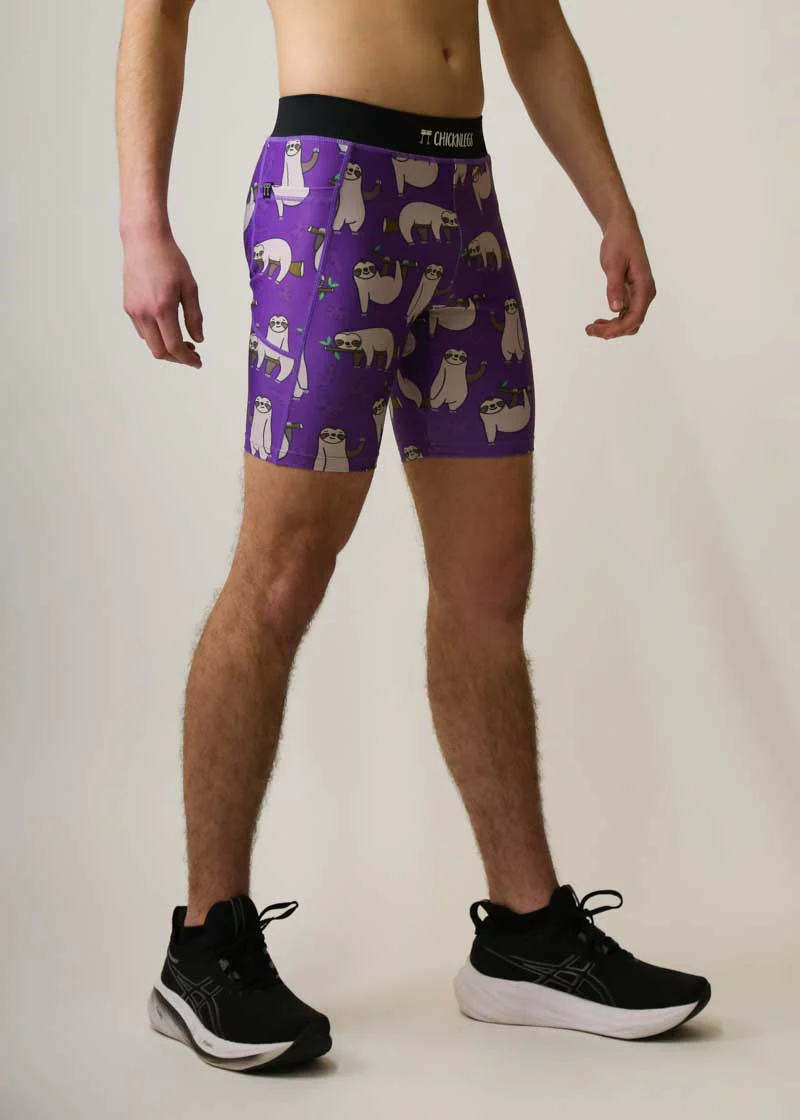 Men's Sloths 8" Half Tights - Image 3
