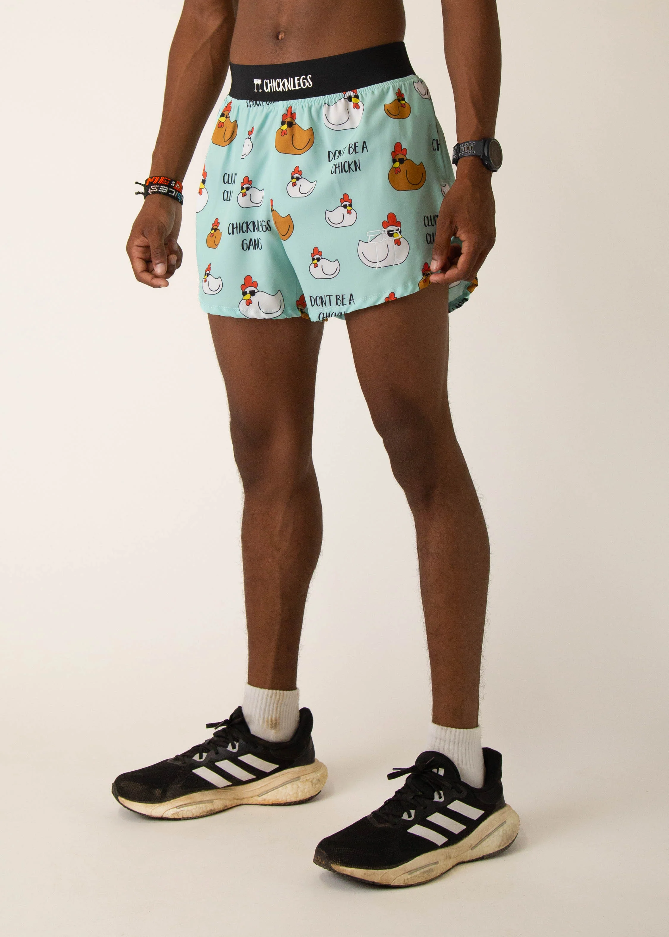 Men's Swaggy Chickns 4" Half Split Shorts - Image 2