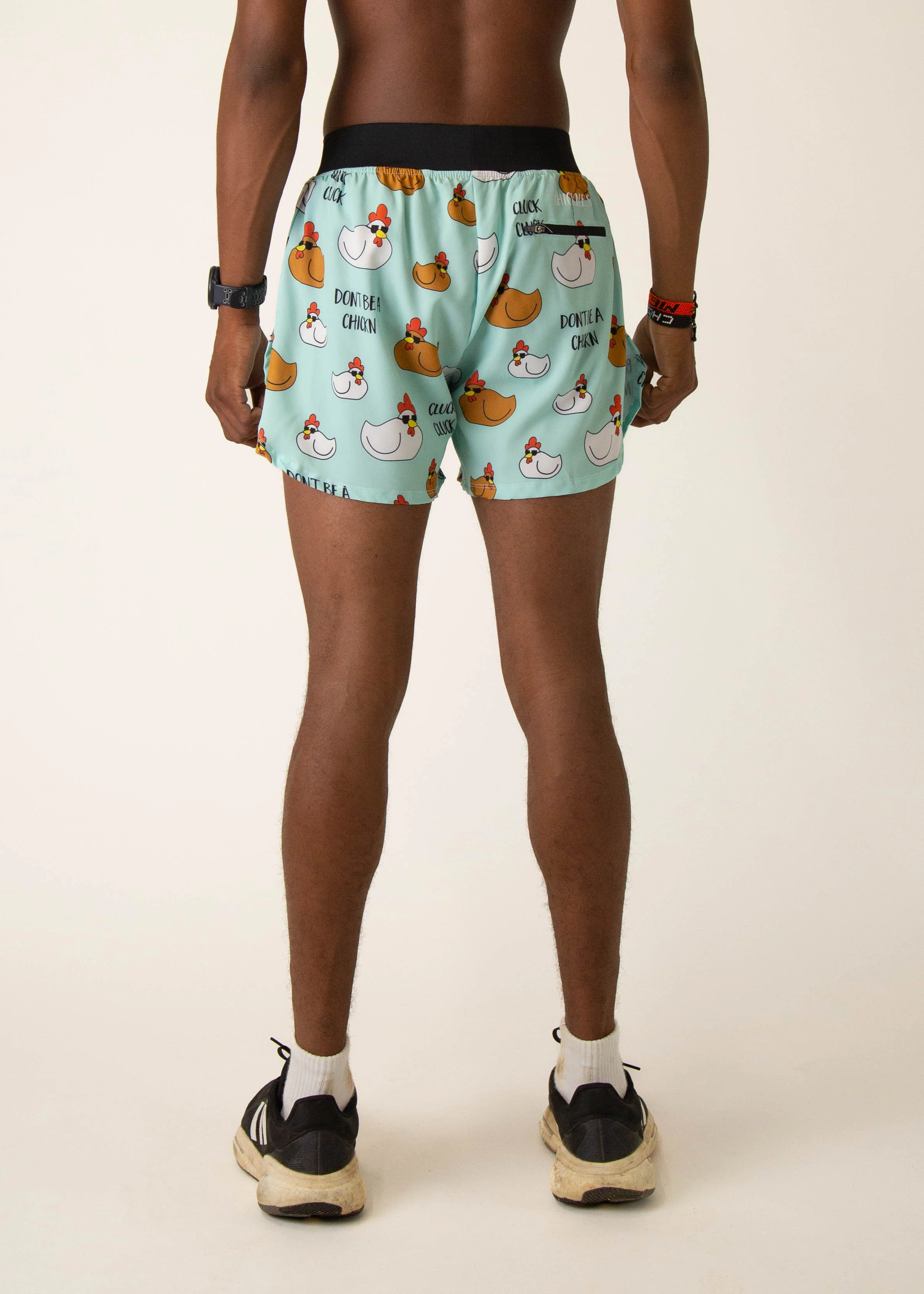Men's Swaggy Chickns 4" Half Split Shorts - Image 4