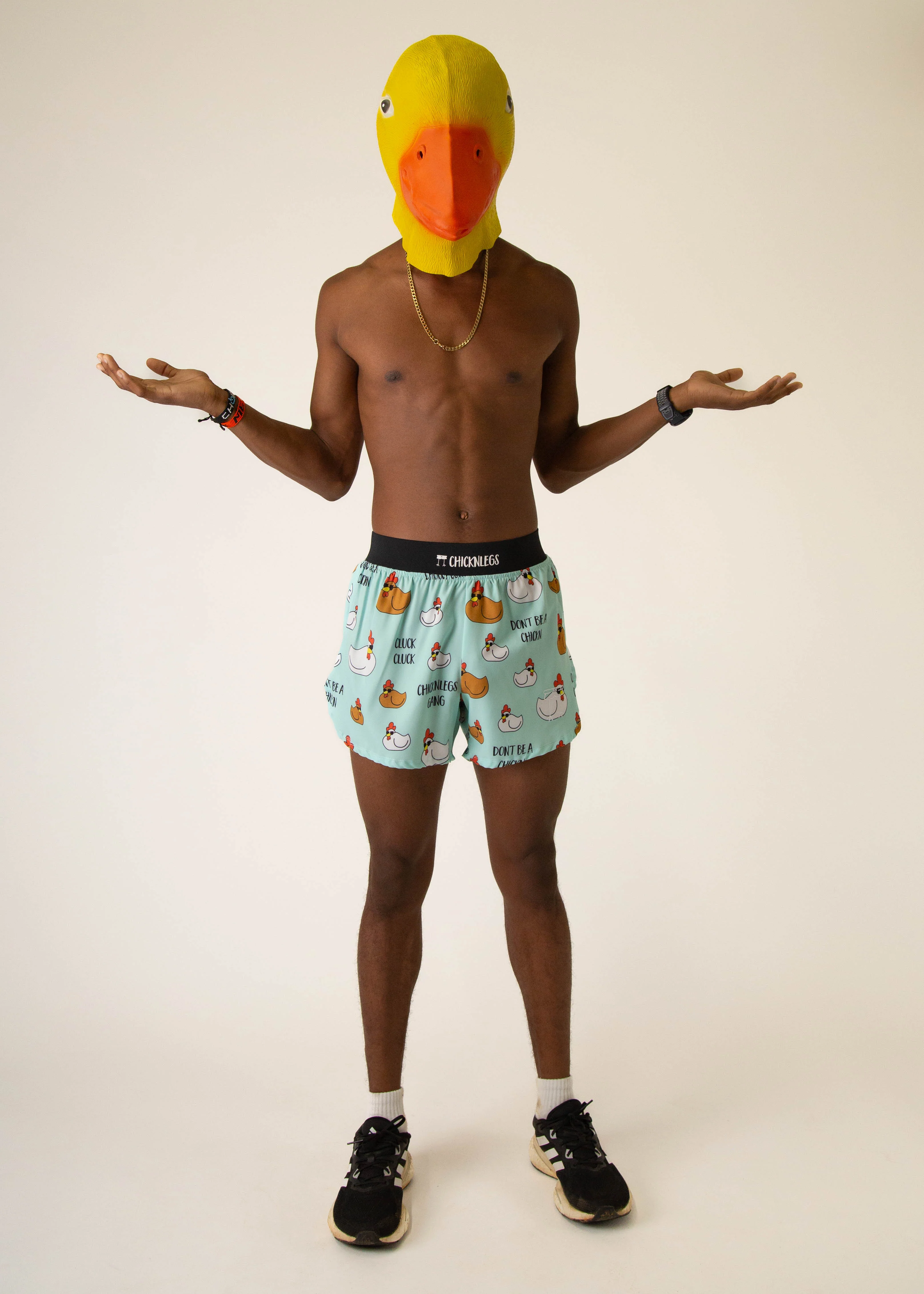 Men's Swaggy Chickns 4" Half Split Shorts - Image 5
