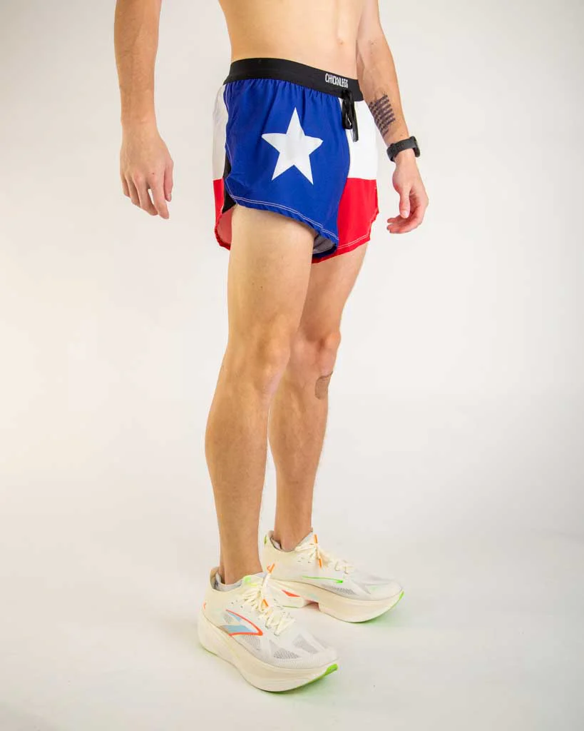 Men's Texas Flag 2" DS Split Shorts - Image 3