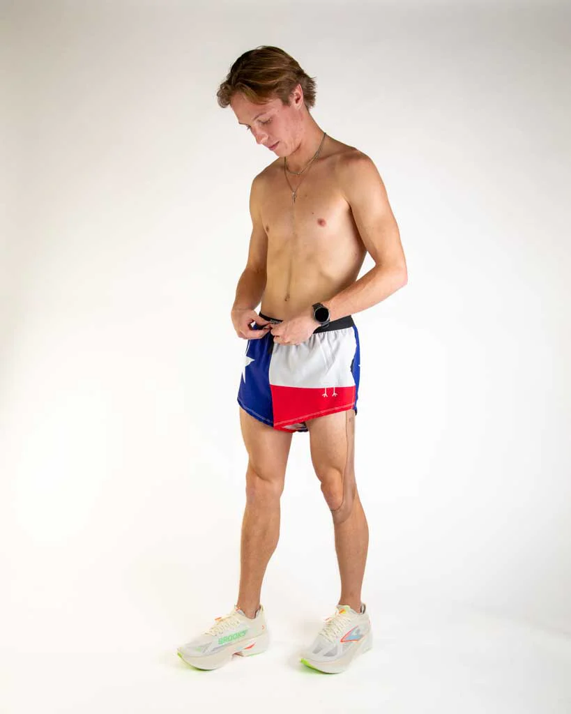 Men's Texas Flag 2" DS Split Shorts - Image 6