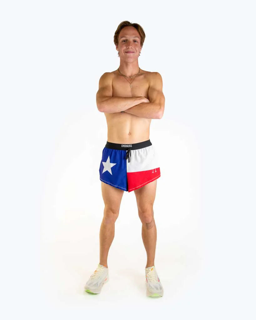 Men's Texas Flag 2" DS Split Shorts - Image 7