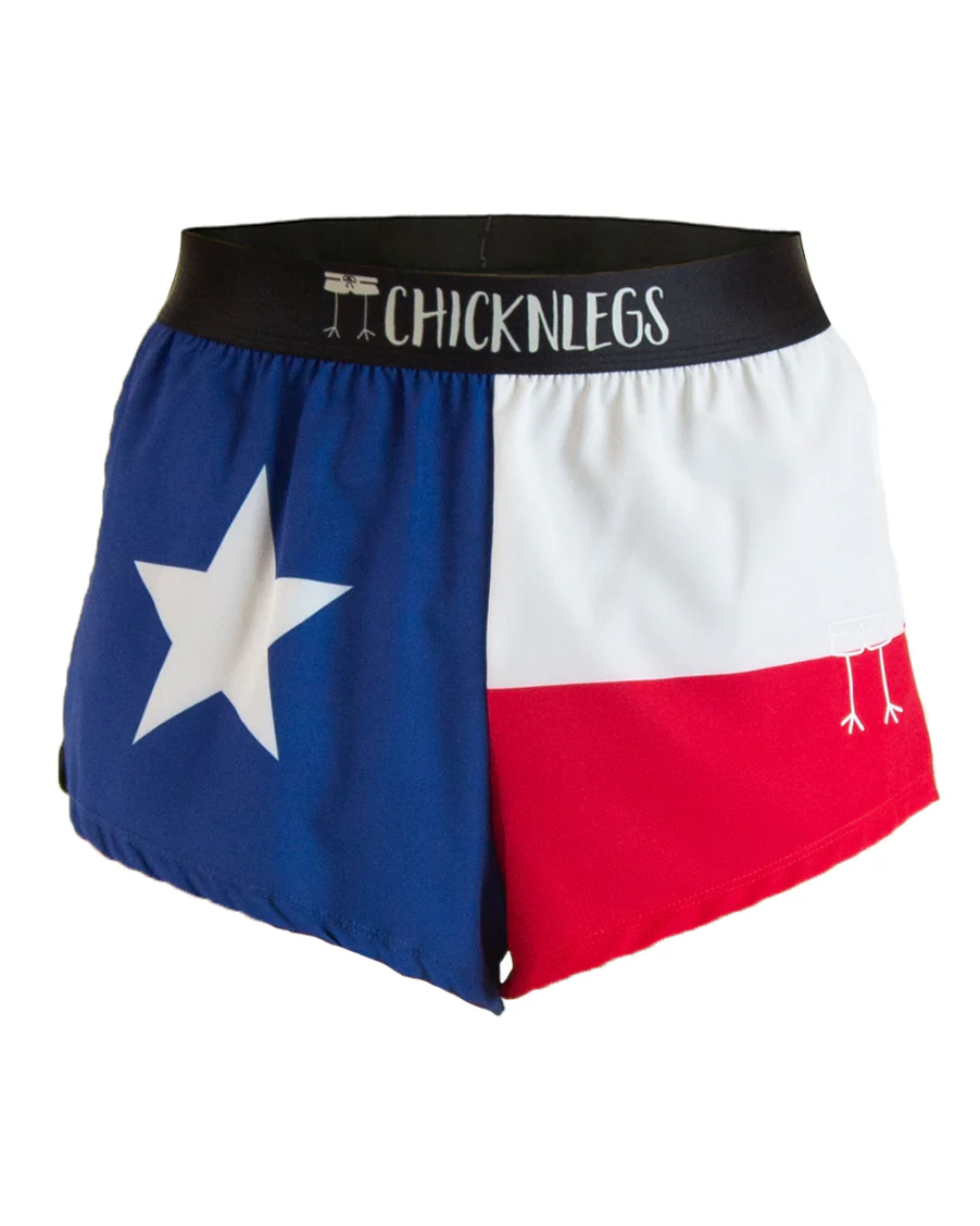 Men's Texas Flag 2" Split Shorts