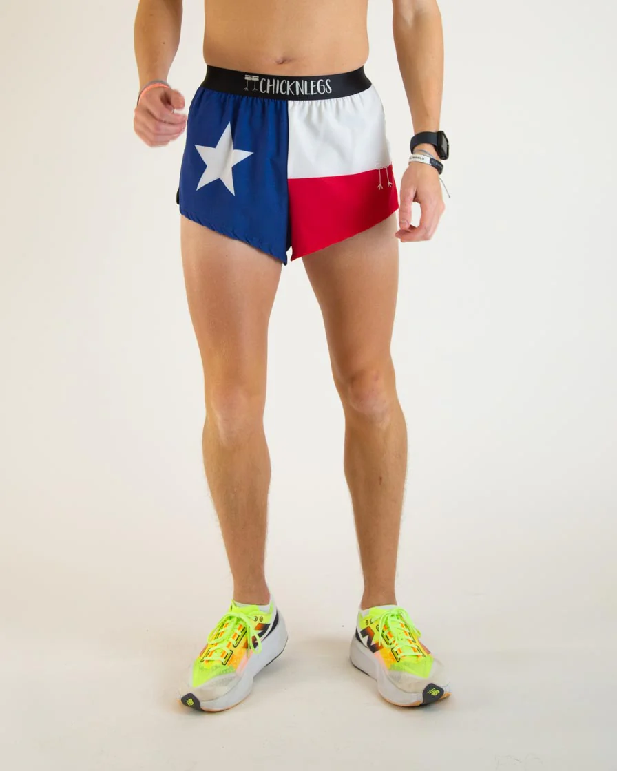 Men's Texas Flag 2" Split Shorts - Image 2