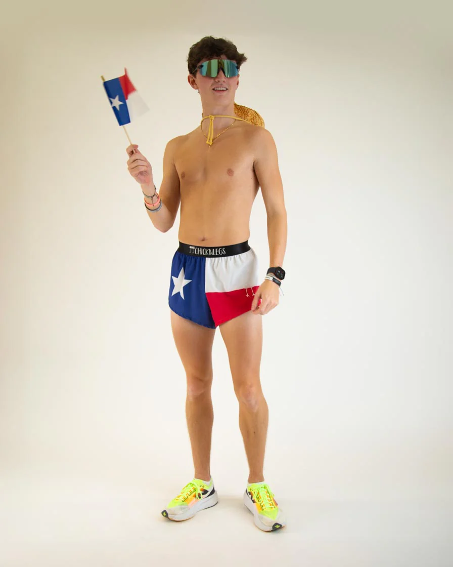 Men's Texas Flag 2" Split Shorts - Image 6