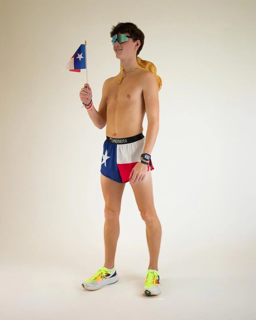 Men's Texas Flag 2" Split Shorts - Image 7