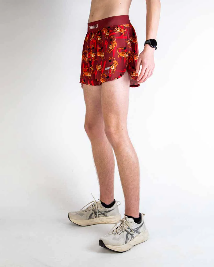 Men's Tigers 4" Half Split Shorts - Image 2