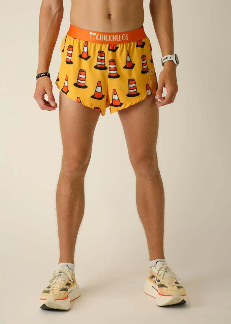 Men's Traffic Cones 2" Split Shorts - Image 2