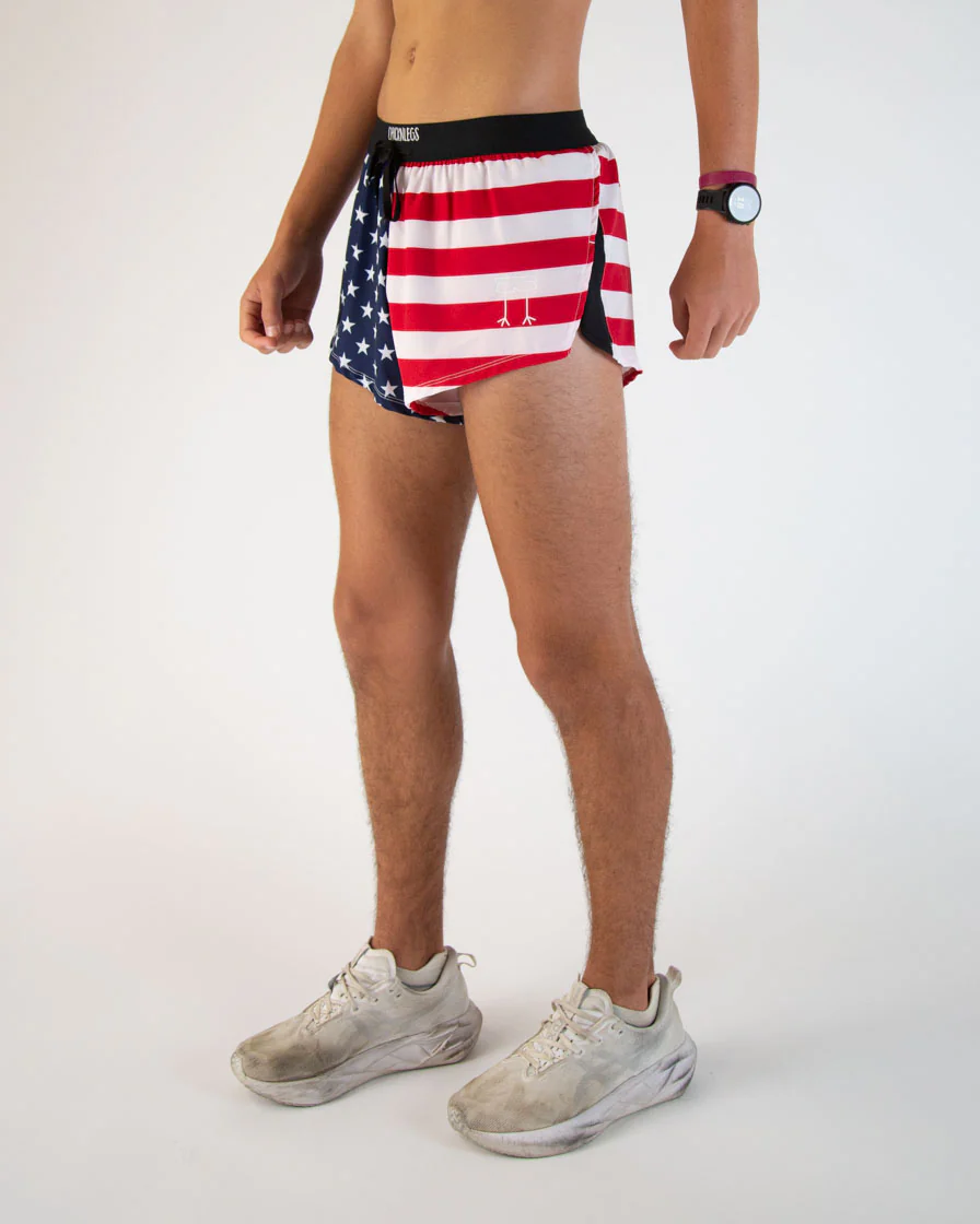 Men's USA 2" DS Split Shorts - Image 2