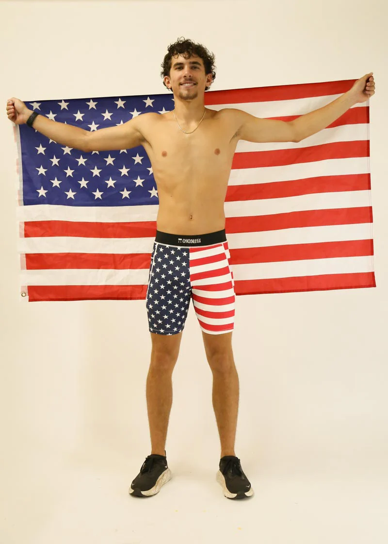 Men's USA 8" Half Tights - Image 6