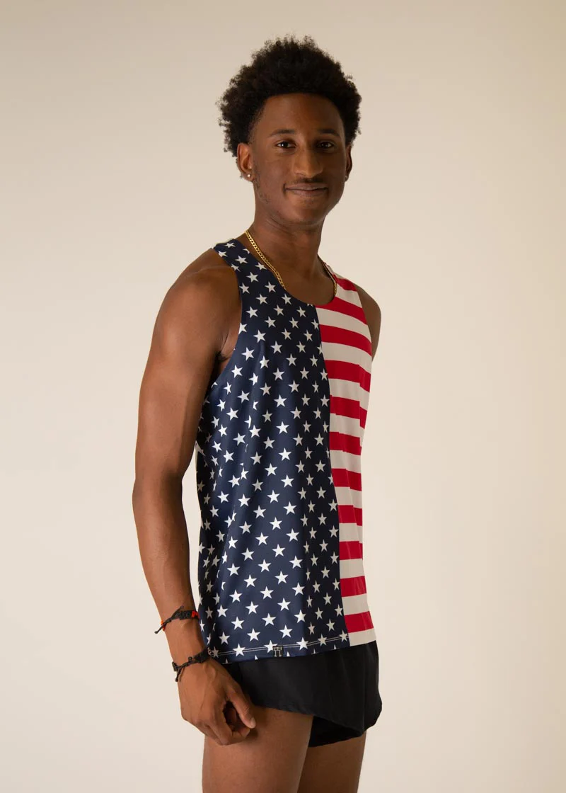 Men's USA Performance Singlet - Image 3