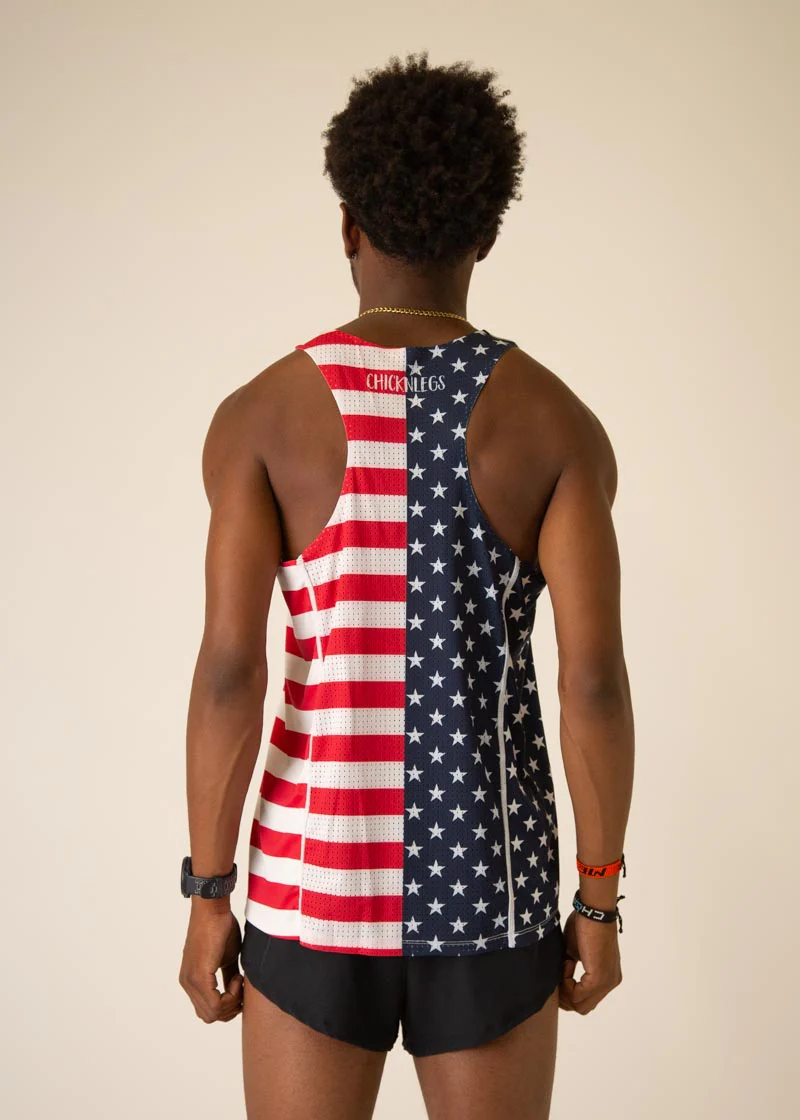 Men's USA Performance Singlet - Image 4