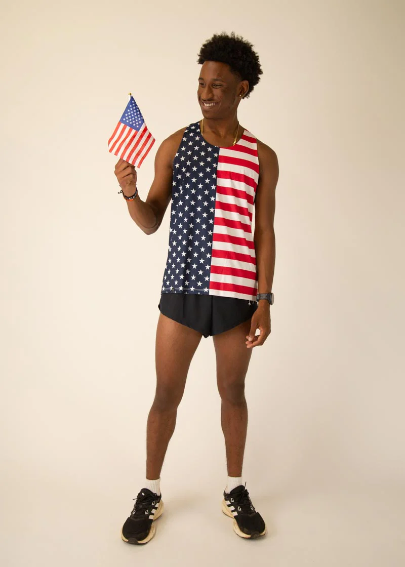 Men's USA Performance Singlet - Image 5