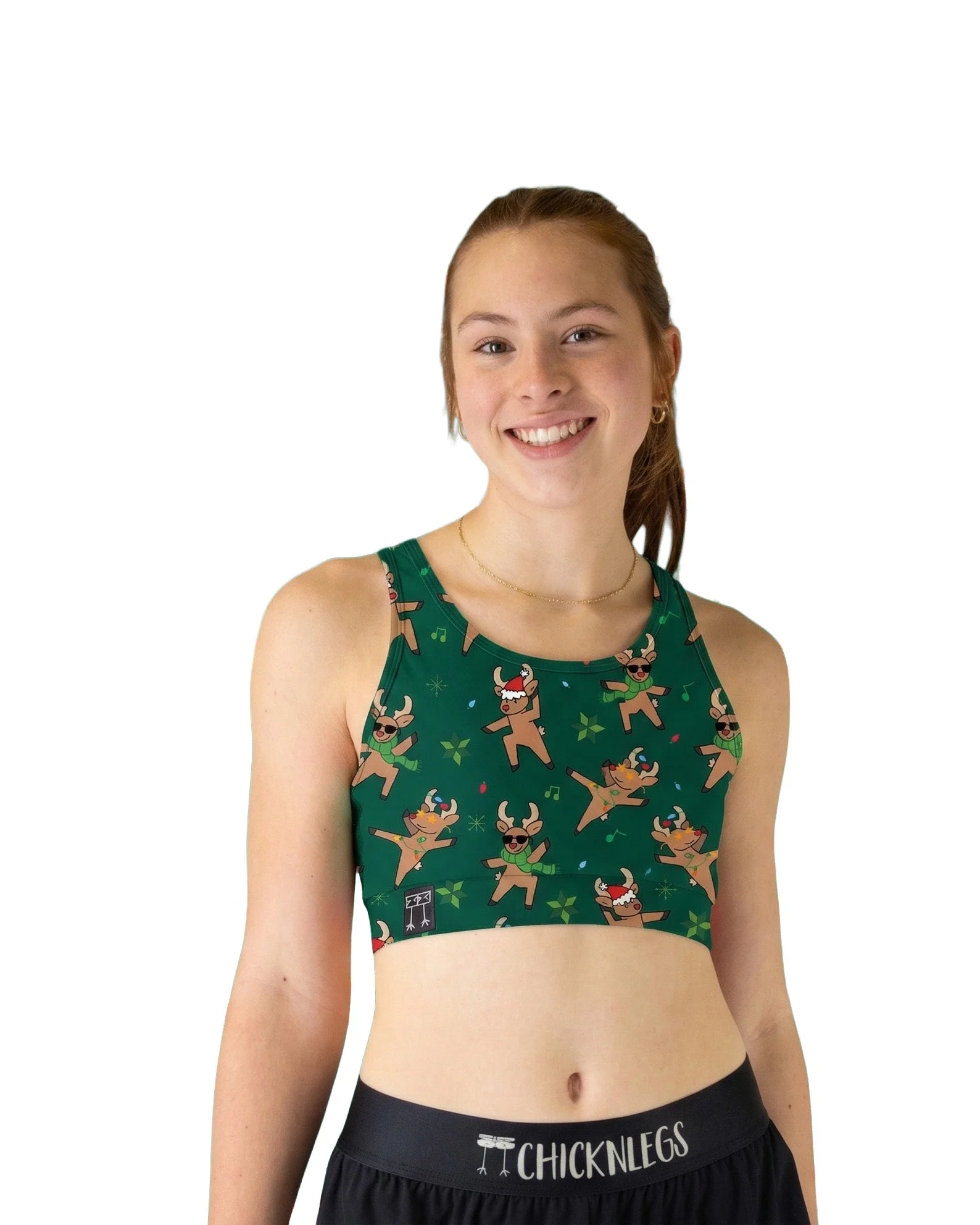 Rockin Reindeer OG Sports Bra