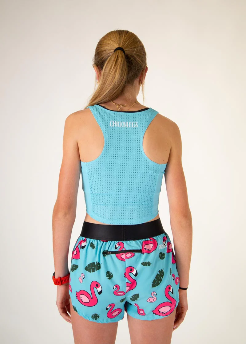 Sky Blue PWR Crop Top - Image 4