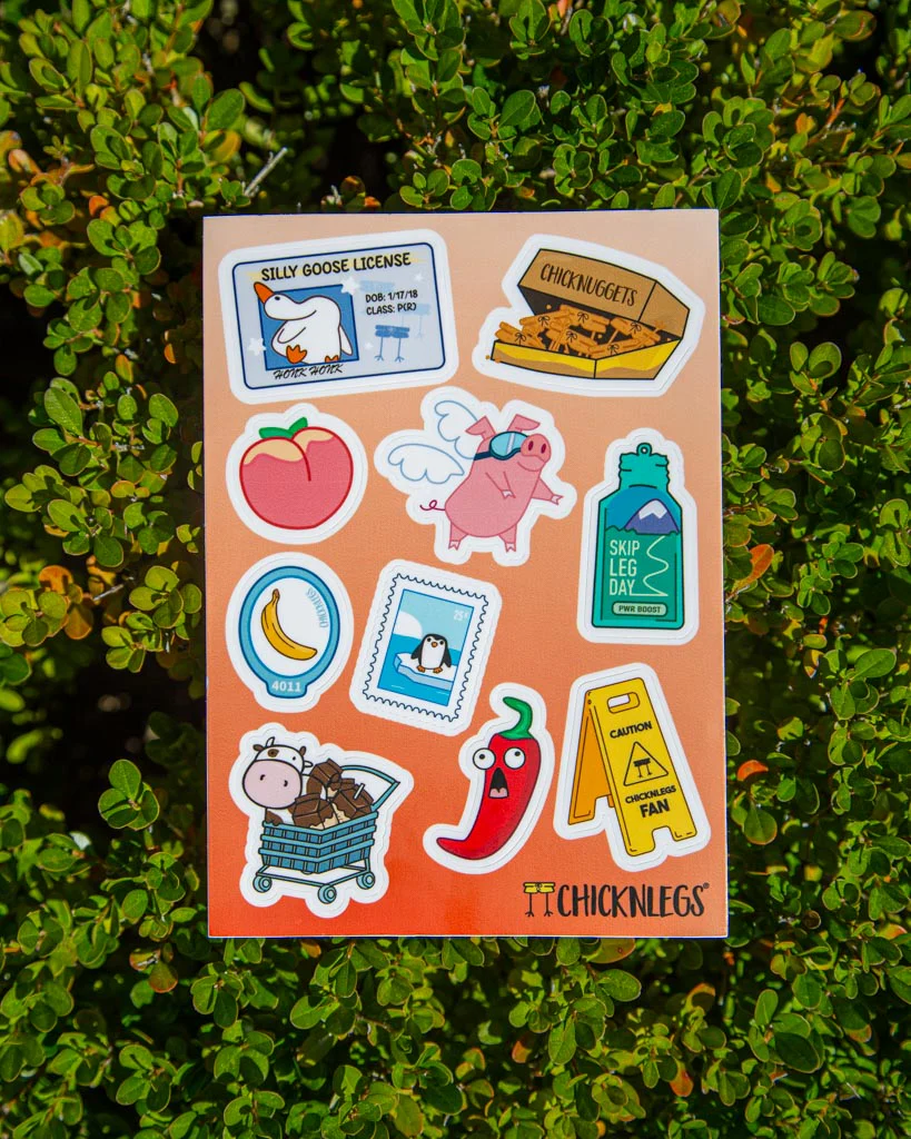 Sticker Pack - Red - Image 2