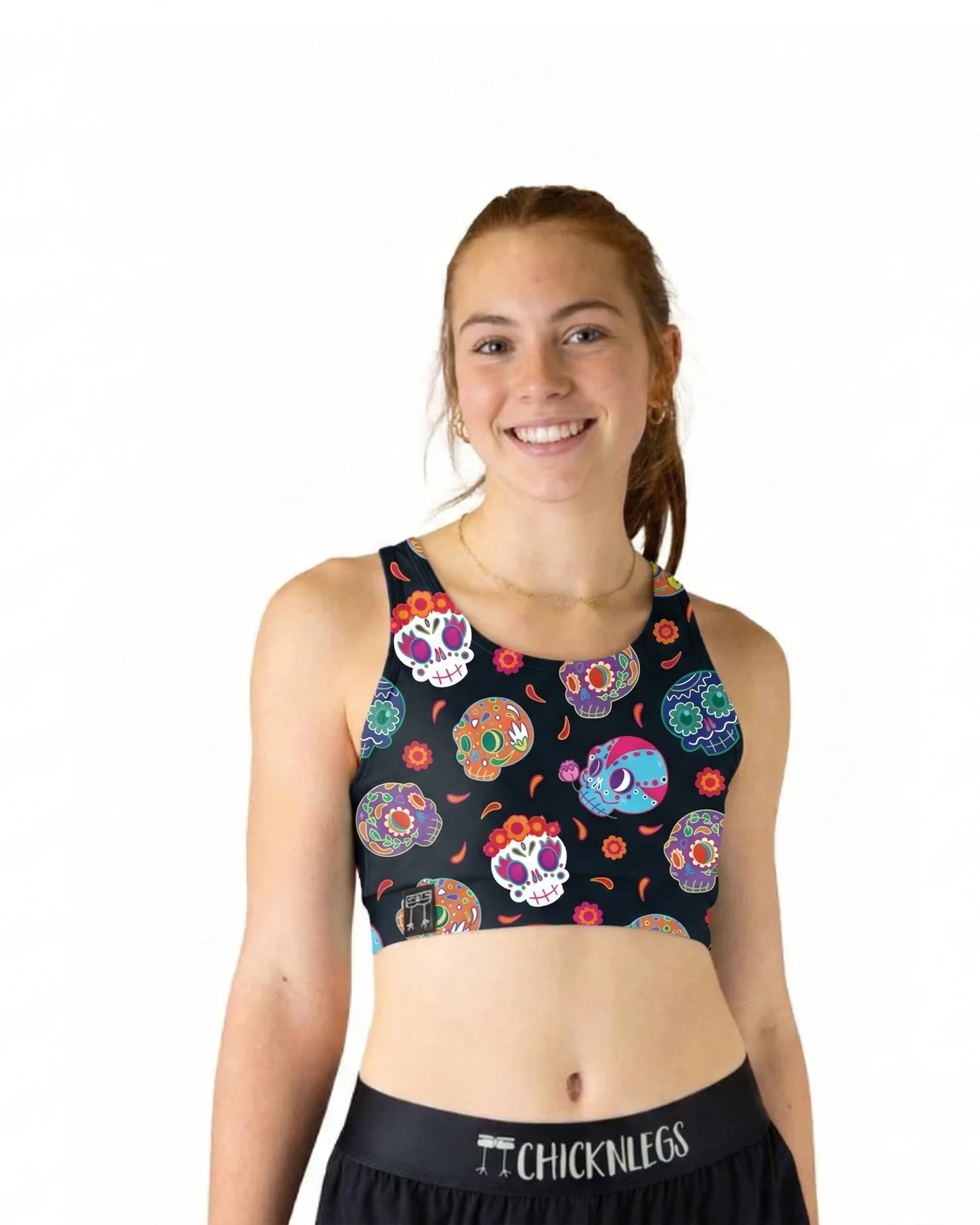 Sugar Skulls OG Sports Bra