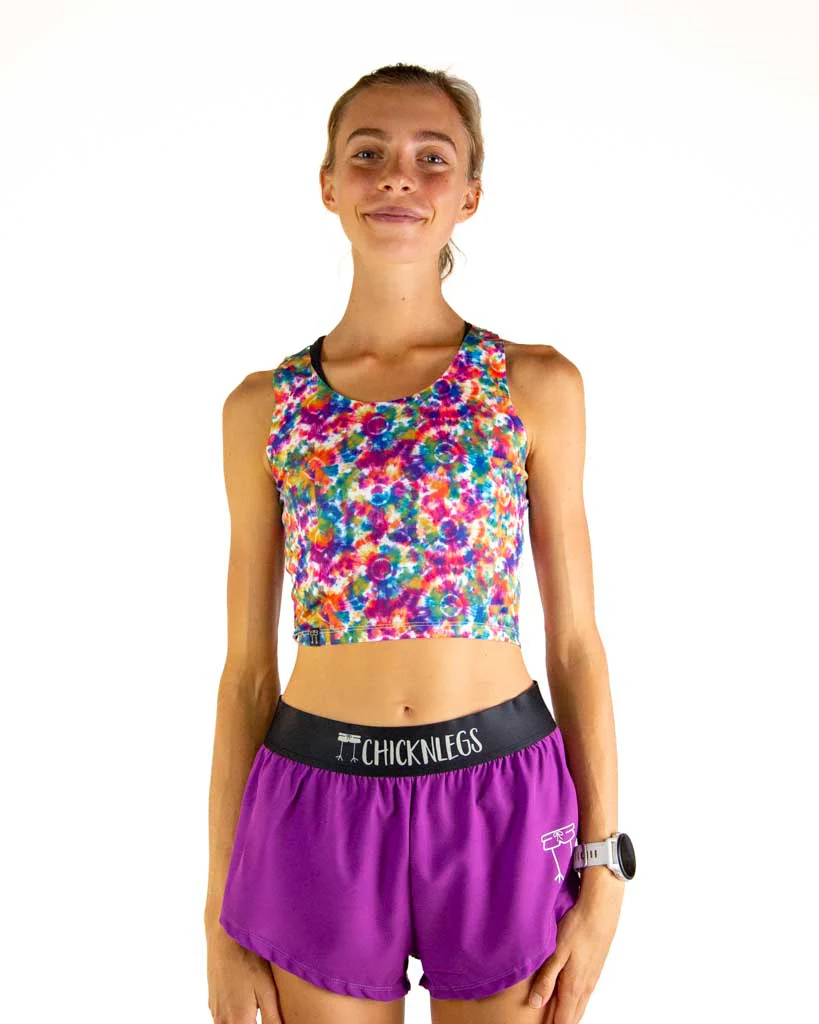 Tie-Dye PWR Crop Top - Image 2