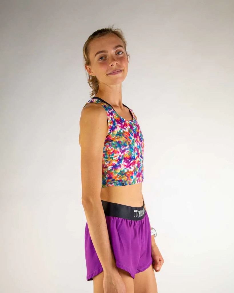 Tie-Dye PWR Crop Top - Image 3