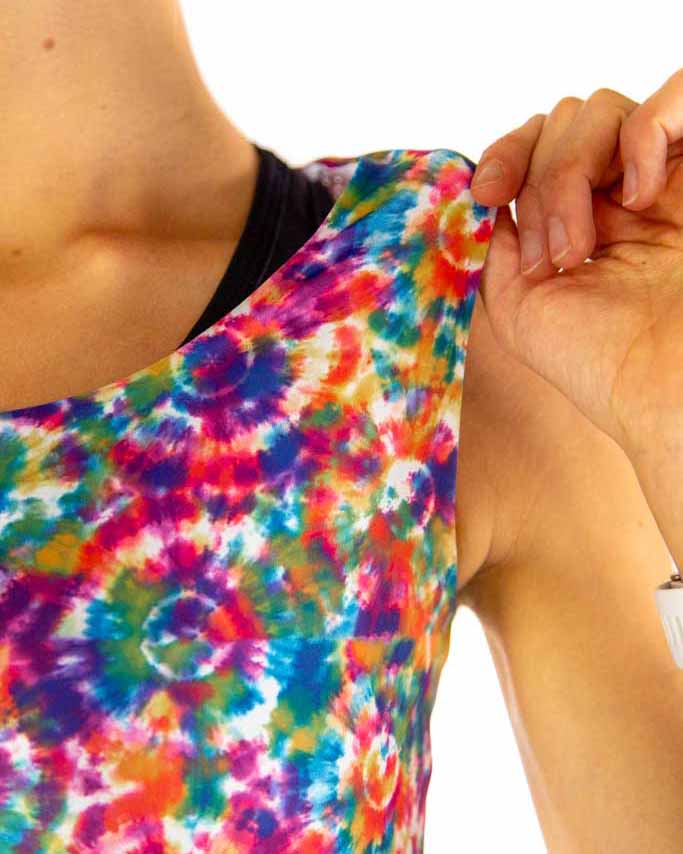 Tie-Dye PWR Crop Top - Image 4
