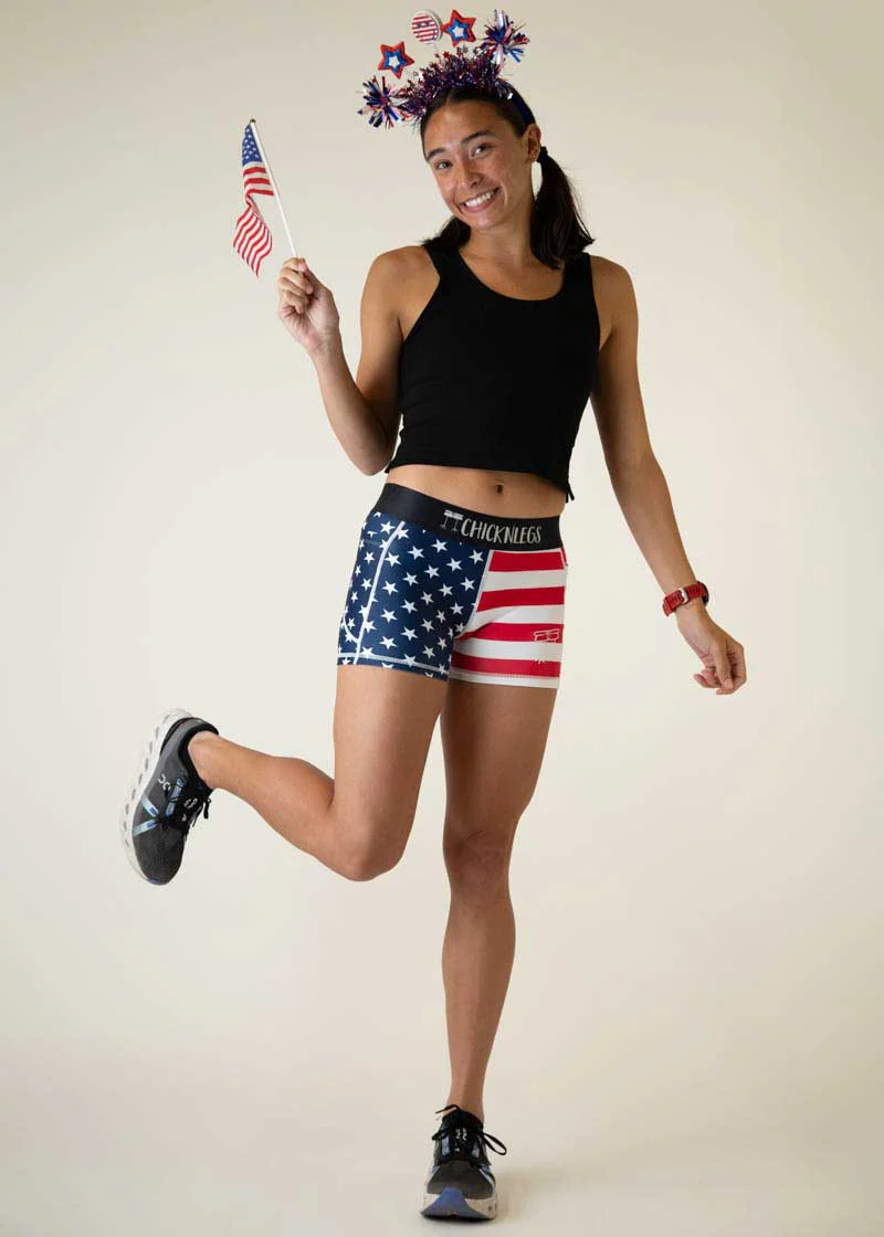 Women's USA 3" Compression Shorts - Image 7