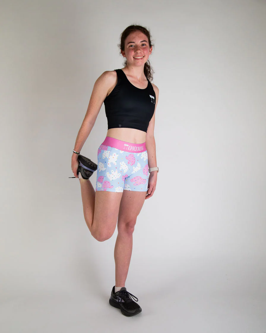 Women's Animal Cookies 3" Compression Shorts - Image 6
