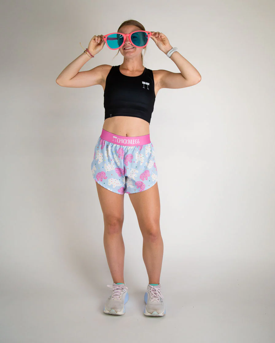 Women's Animal Cookies 4" Split Shorts - Image 6