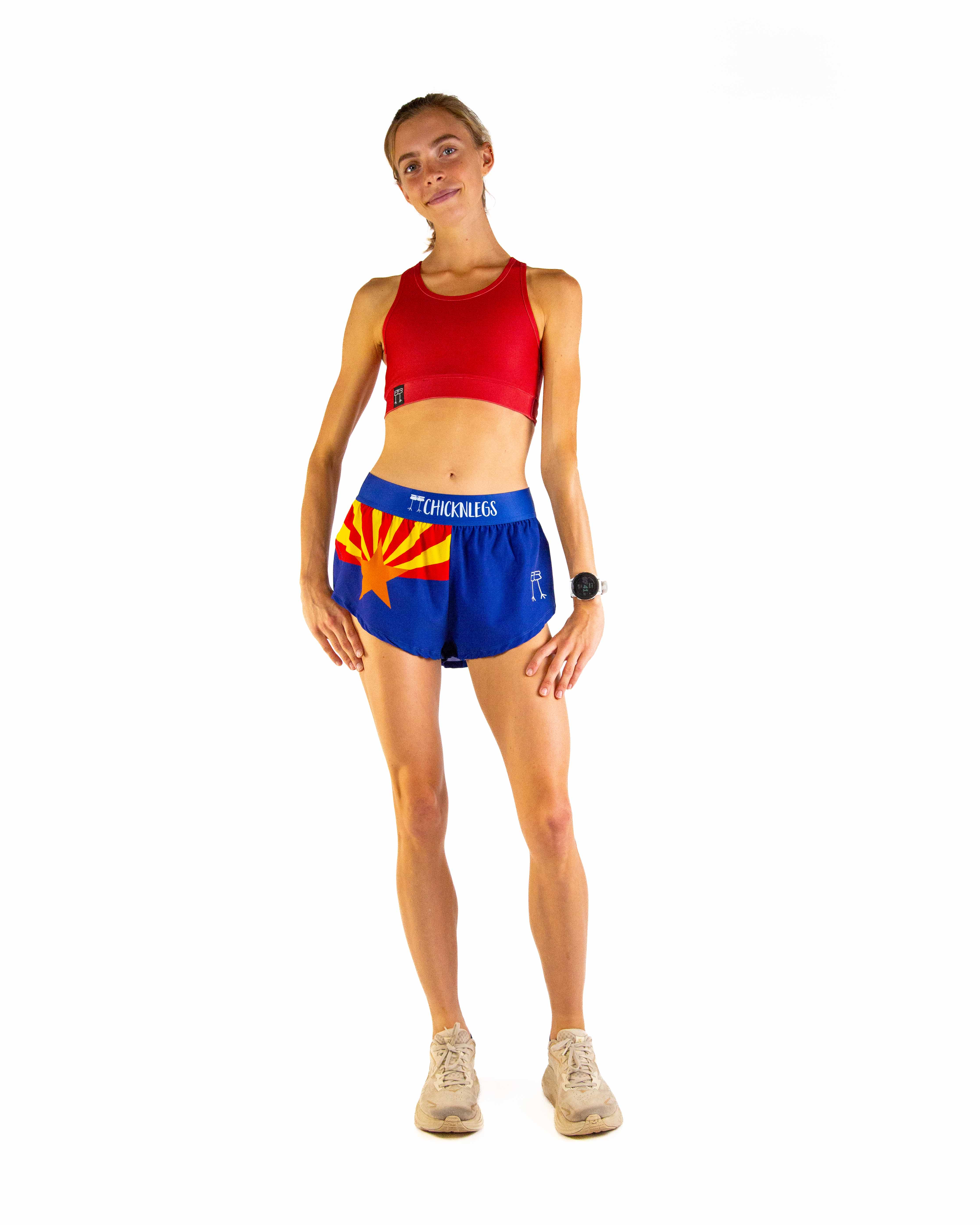 Women's Arizona Flag 1.5" Split Shorts - Image 6