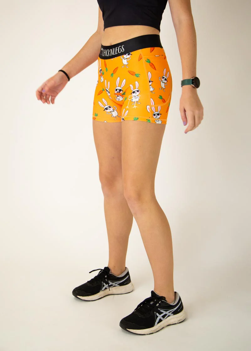 Women's Bad Bunny 3" Compression Shorts - Image 3
