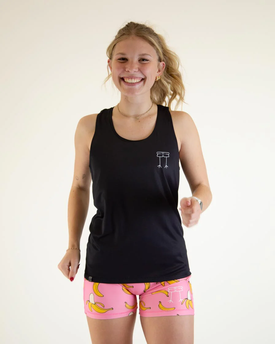 Women's Black Performance Singlet