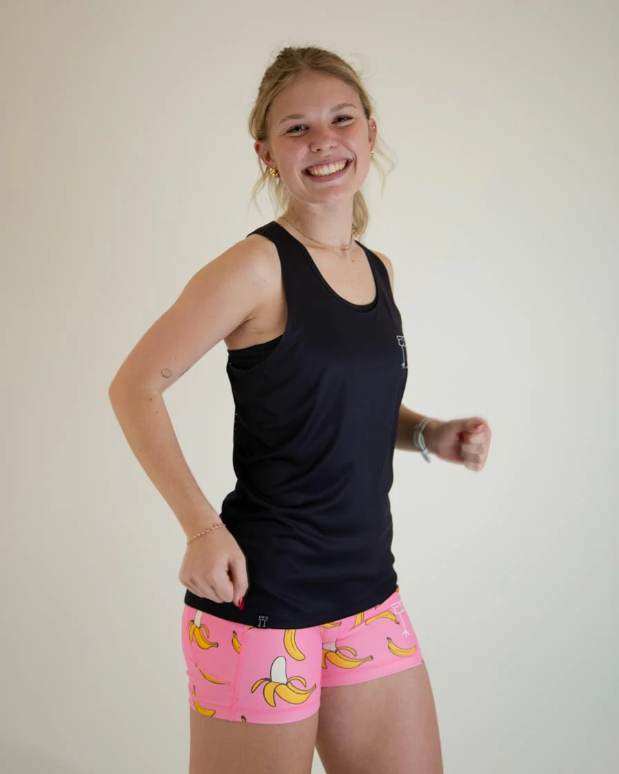 Women's Black Performance Singlet - Image 3