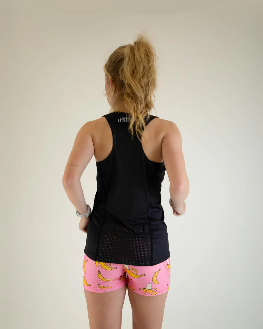 Women's Black Performance Singlet - Image 4
