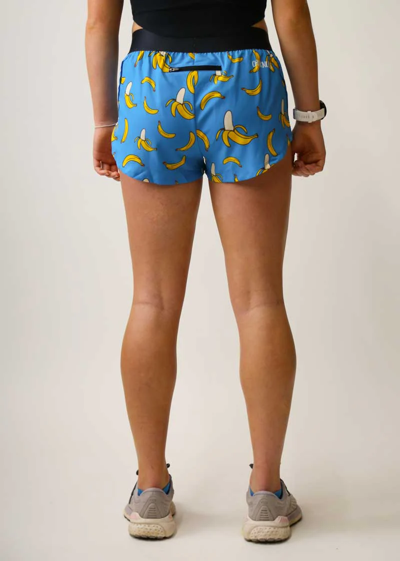 Women's Blue Bananas 1.5" Split Shorts - Image 5