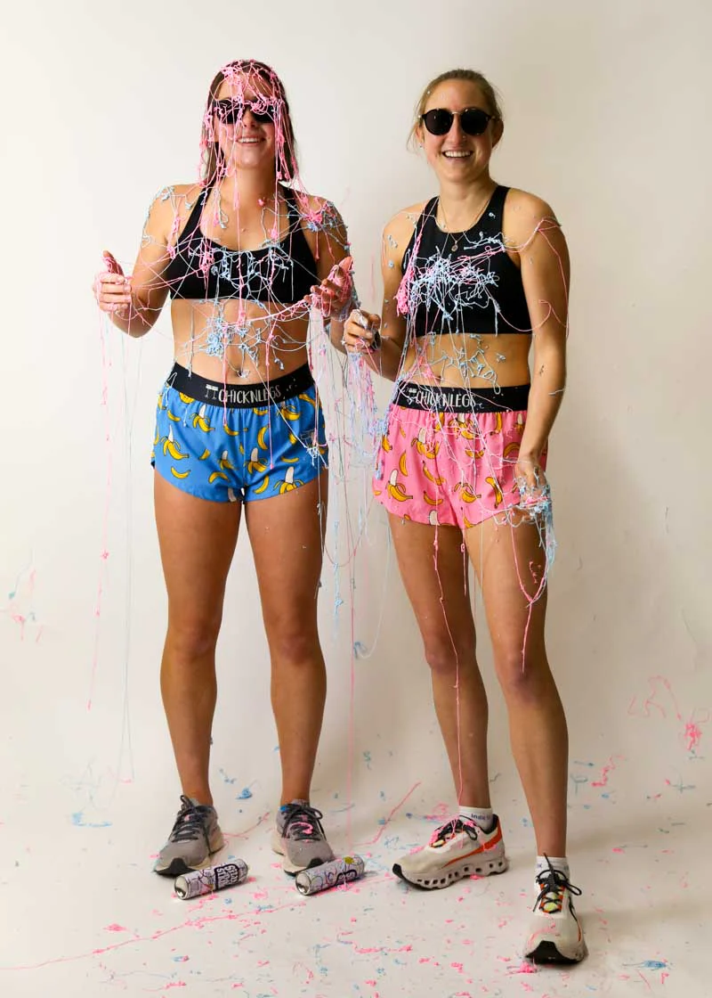Women's Blue Bananas 1.5" Split Shorts - Image 8