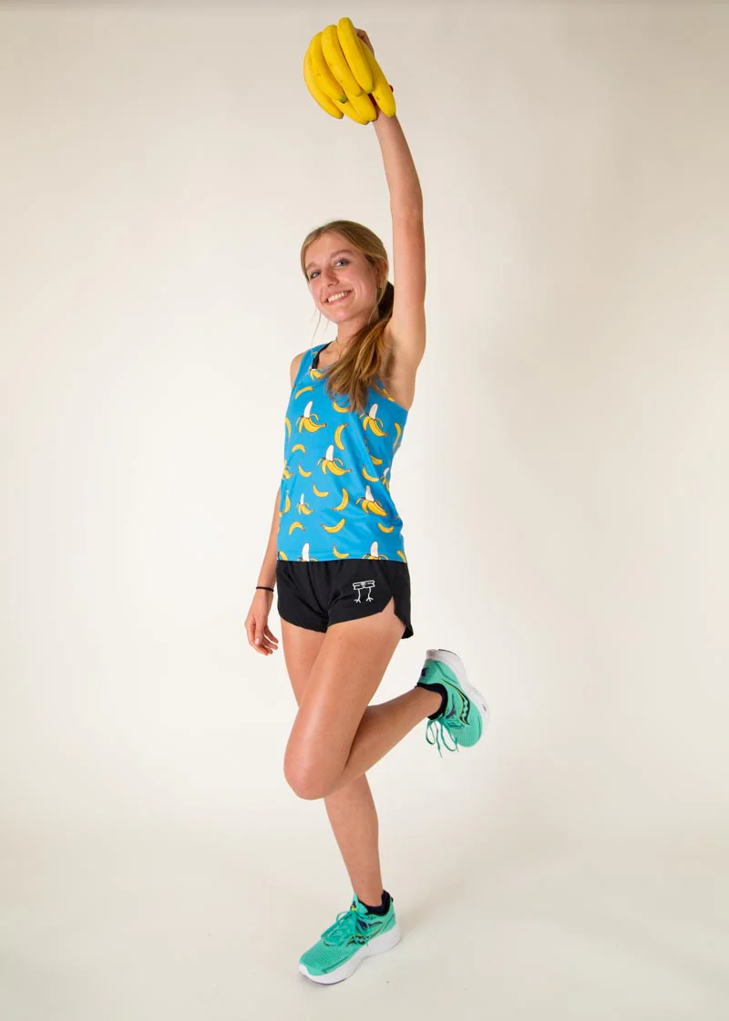 Women's Blue Bananas Performance Singlet - Image 5
