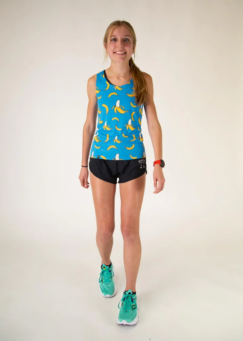 Women's Blue Bananas Performance Singlet - Image 6