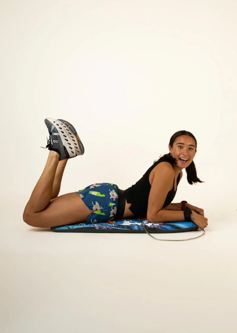 Women's Blue Sharks 1.5" Split Shorts - Image 7