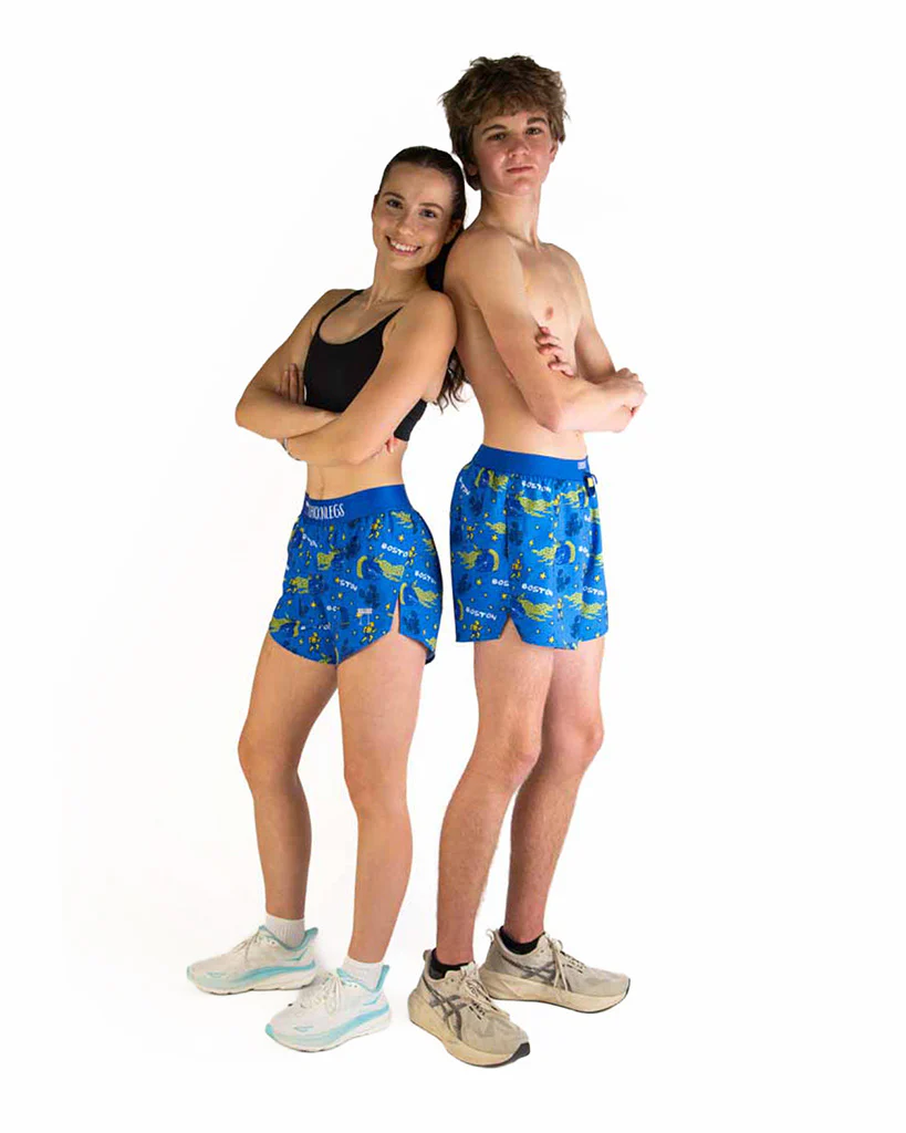 Women's Boston Doodle 4" Split Shorts - Image 9