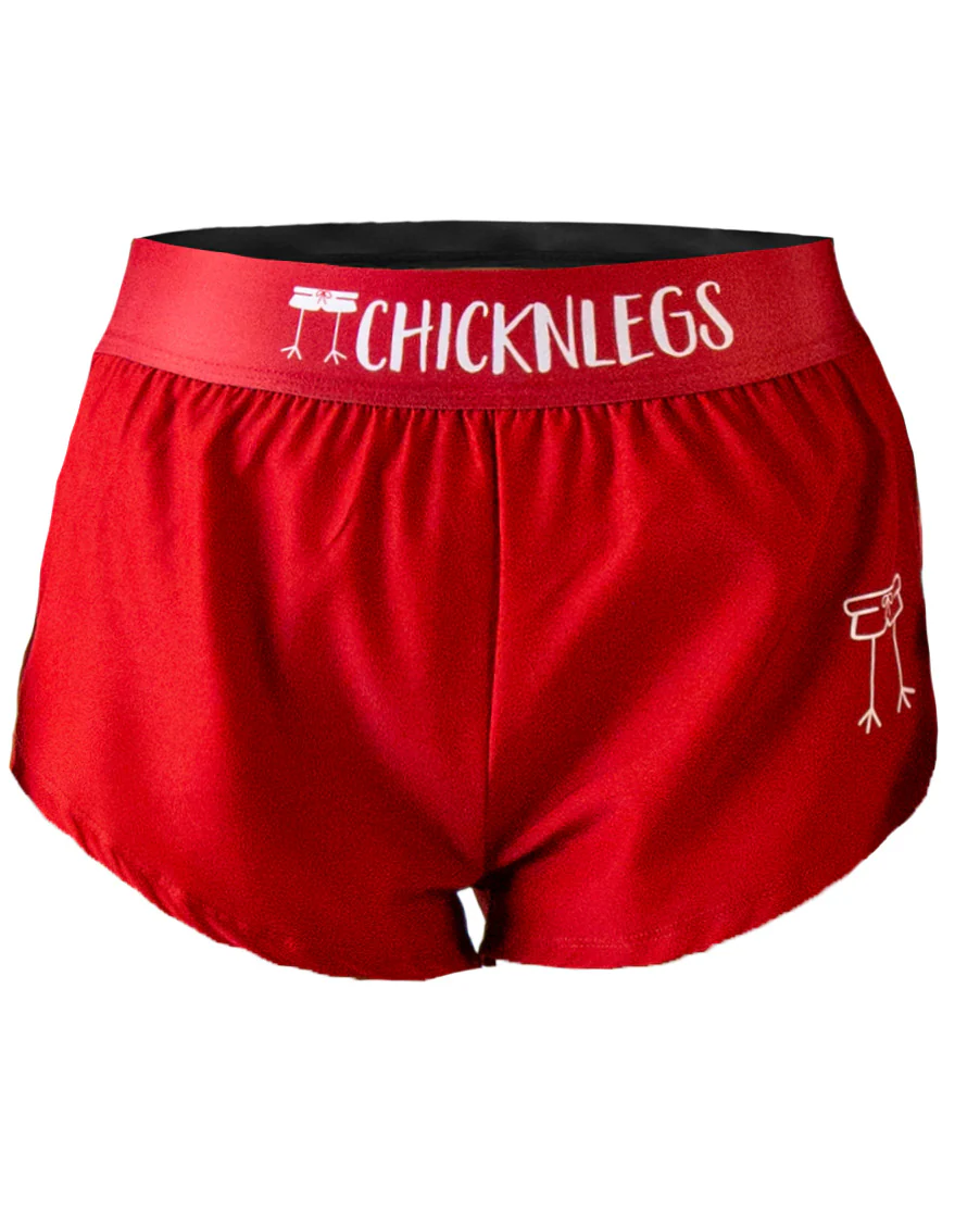 Women's Cardinal Red 1.5" Split Shorts