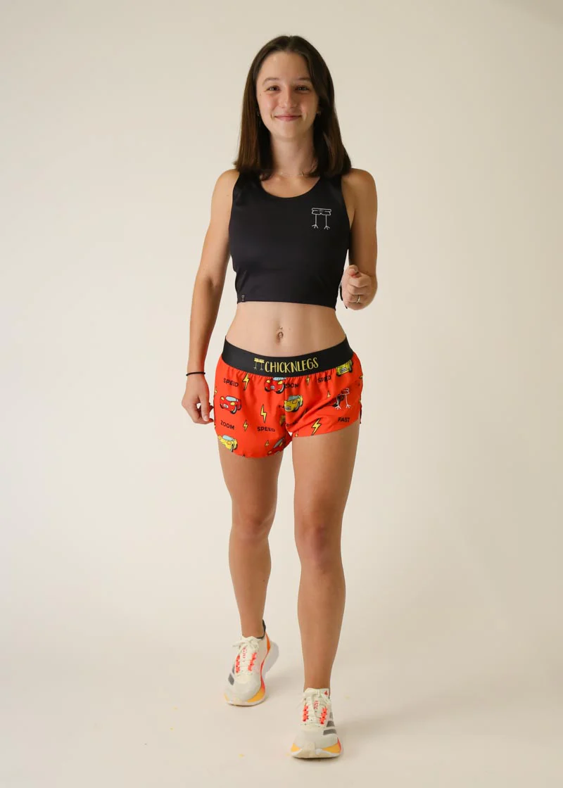 Women's Cars 1.5" Split Shorts - Image 6