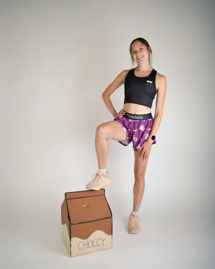 Women's Choccy Cows 4" Split Shorts - Image 5
