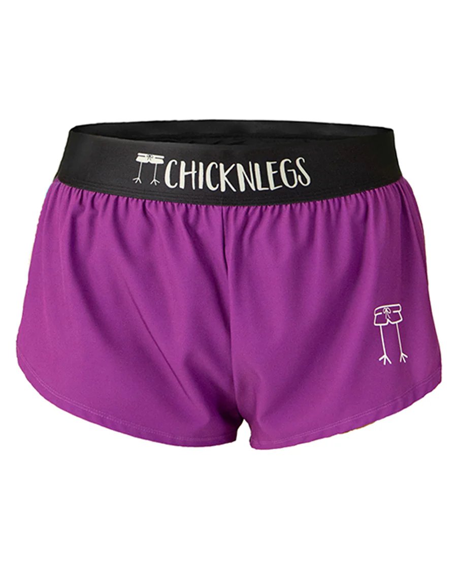 Women's Deep Purple 1.5" Split Shorts
