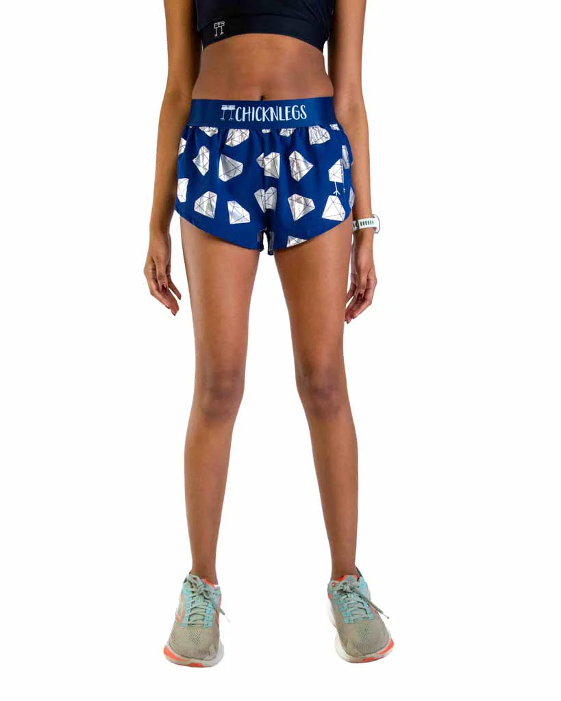 Women's Diamonds 1.5" Split Shorts - Image 2
