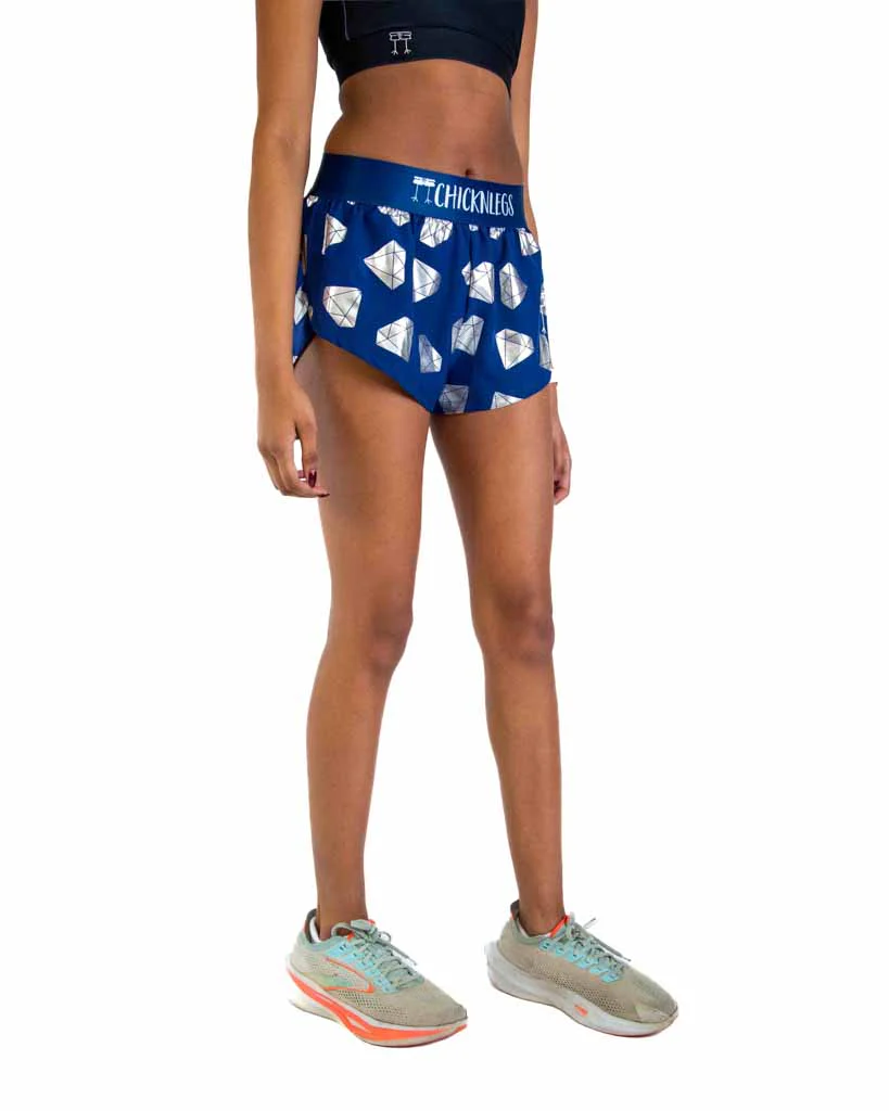 Women's Diamonds 1.5" Split Shorts - Image 4